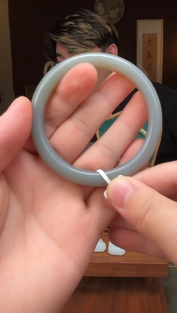 未镶嵌和田玉把件ff68-手镯 58.5mm