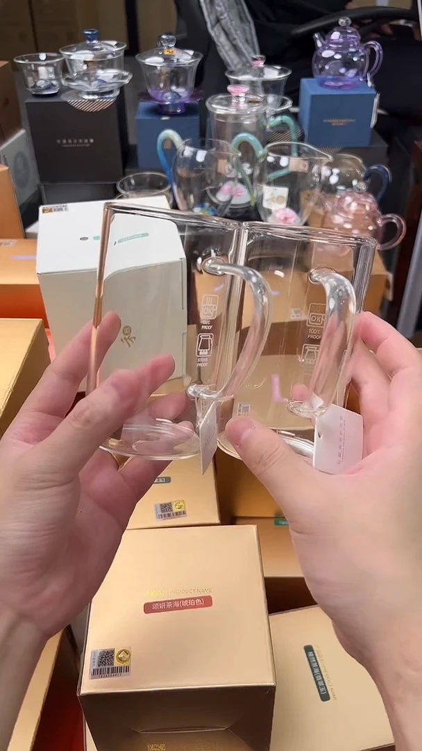 @@禾器晶彩清简杯透明2只