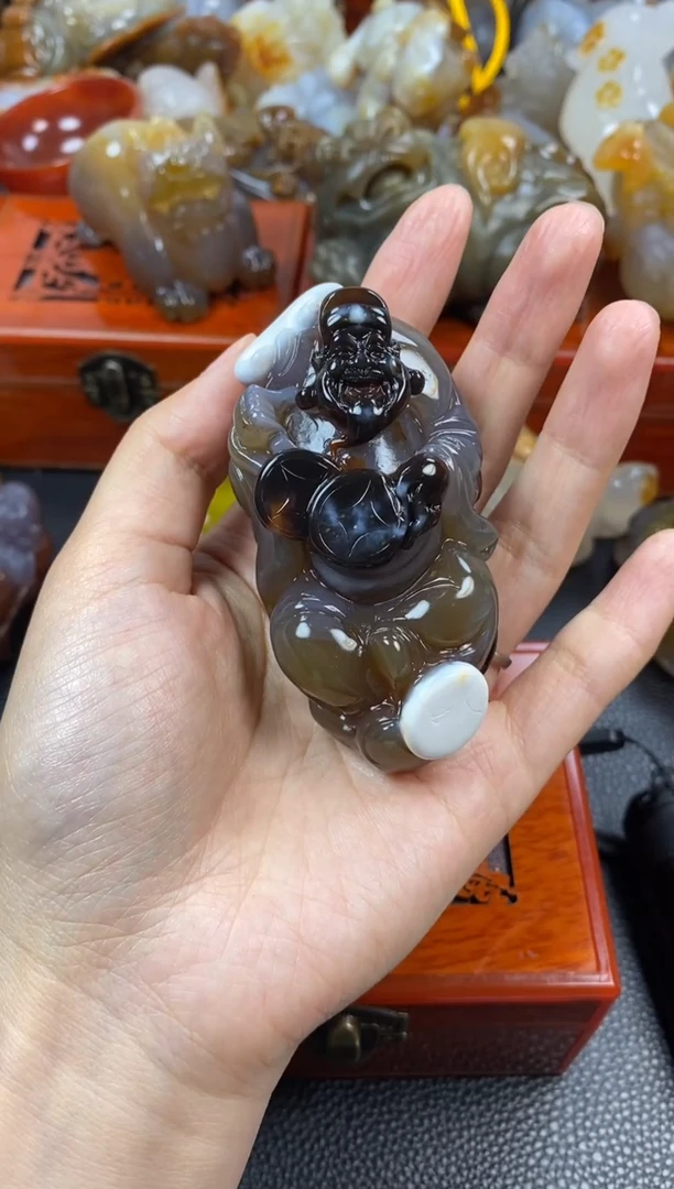 玛瑙/玉髓手把未镶嵌…*1