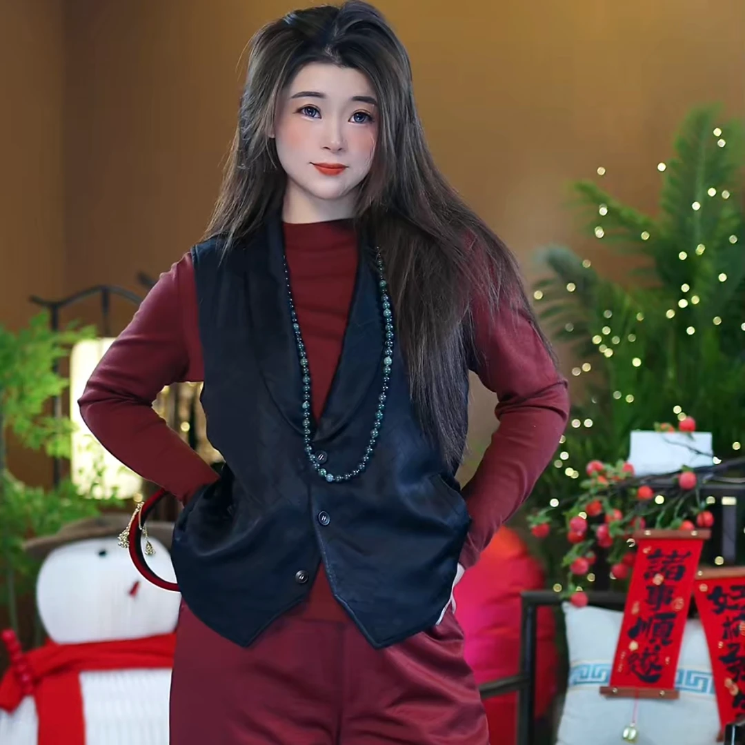 【男女同款贴身保暖马甲】新中式国风气质设计时尚款