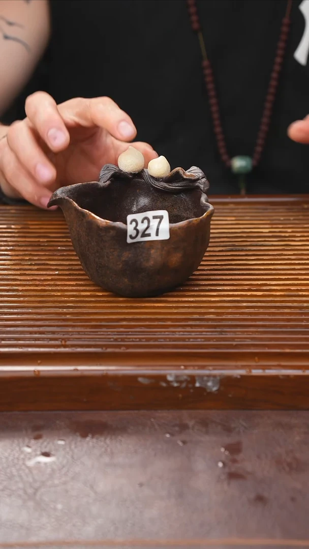 万古烧粗陶手工茶具