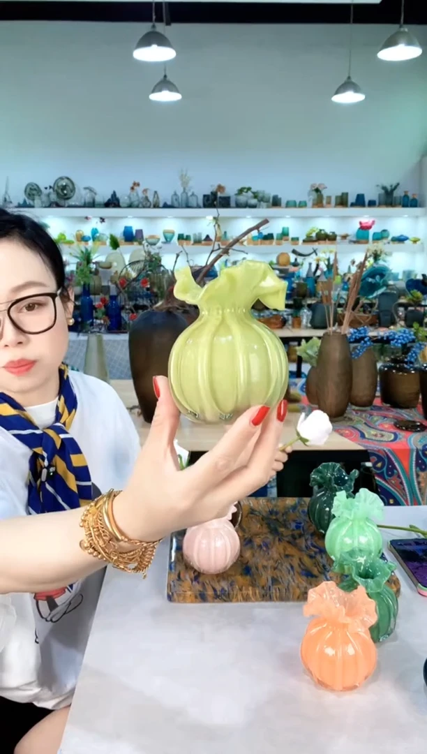 慕忆家手作琉璃花瓶