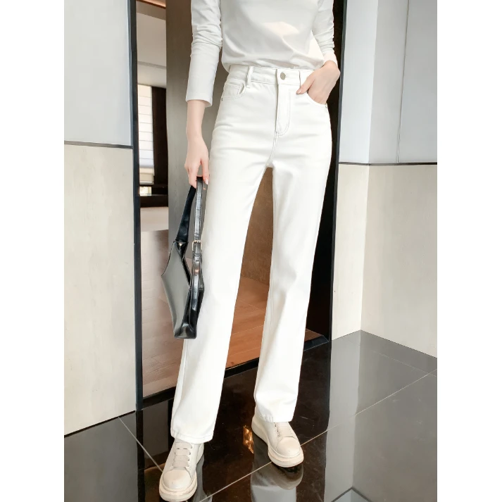 女款牛仔裤时尚百搭牛仔裤 F4097