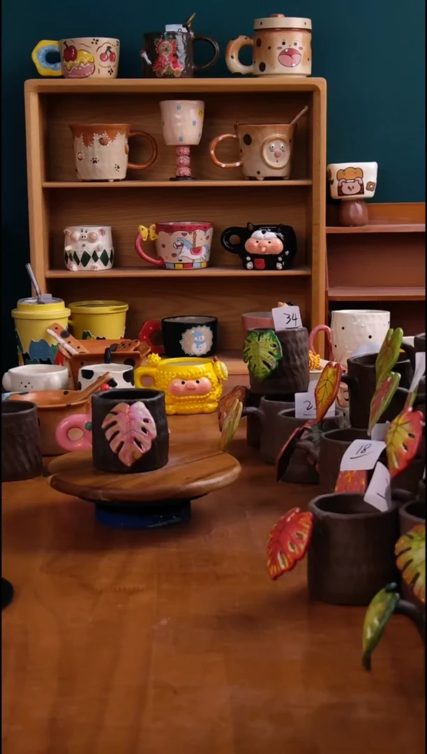 摆件陶景德镇原创手工陶瓷35