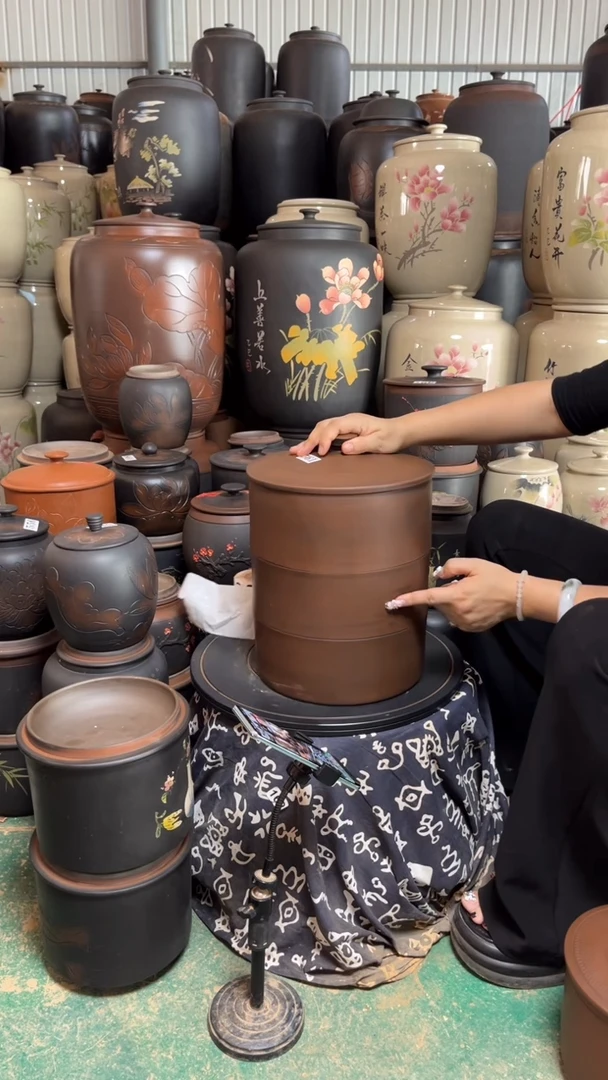 罐瑕疵 古铜色九饼素    561