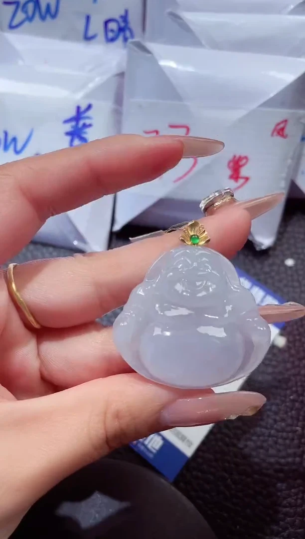 颈饰18K金镶嵌翡翠202612