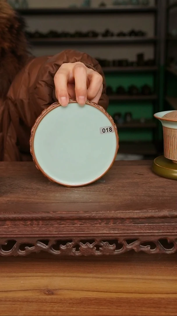 杯018号天青重工壶承微微不完美