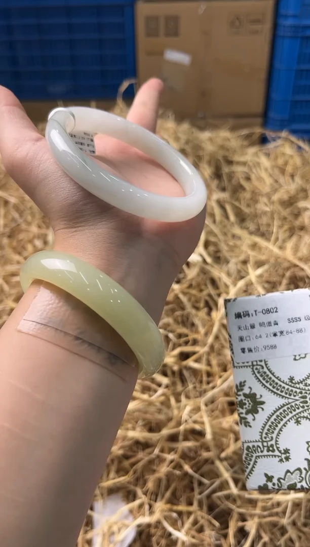 未镶嵌手镯石英质玉T-0802