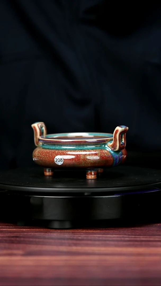 其他208#李盼龙一级品原矿钧瓷宣德香炉