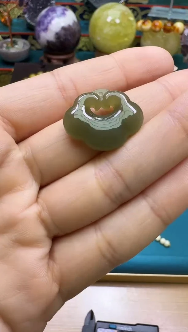 颈饰未镶嵌和田玉多样性发一件 287