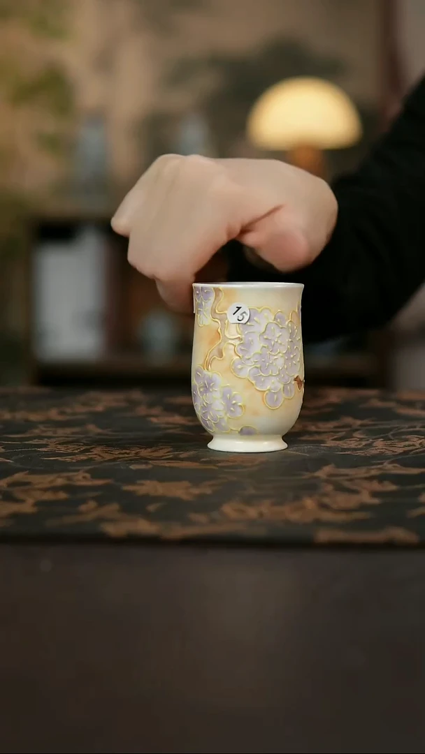 景德镇陶瓷杯碗柴烧多人