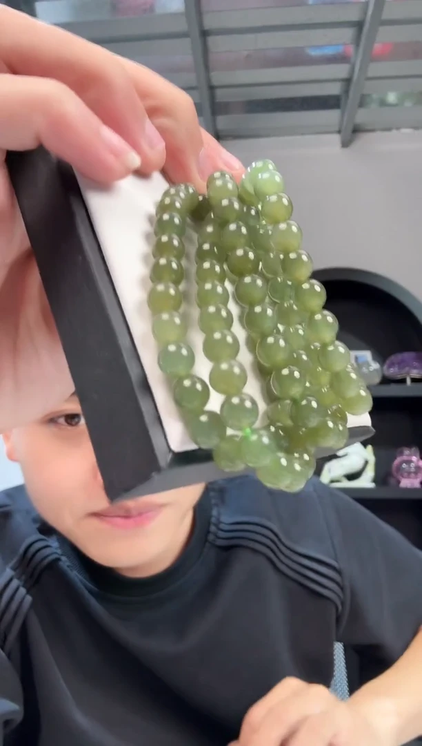 未镶嵌手链和田玉晶4807 约7mm 多样性发一件