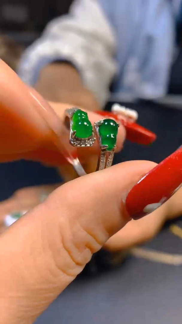 【闪购商品】翡翠戒指未镶嵌0565258459多样性发一