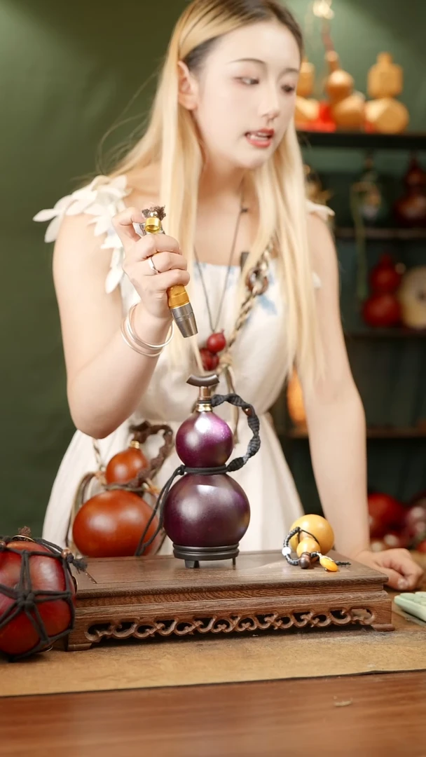 168号精品天然大漆酒葫芦一物一拍~