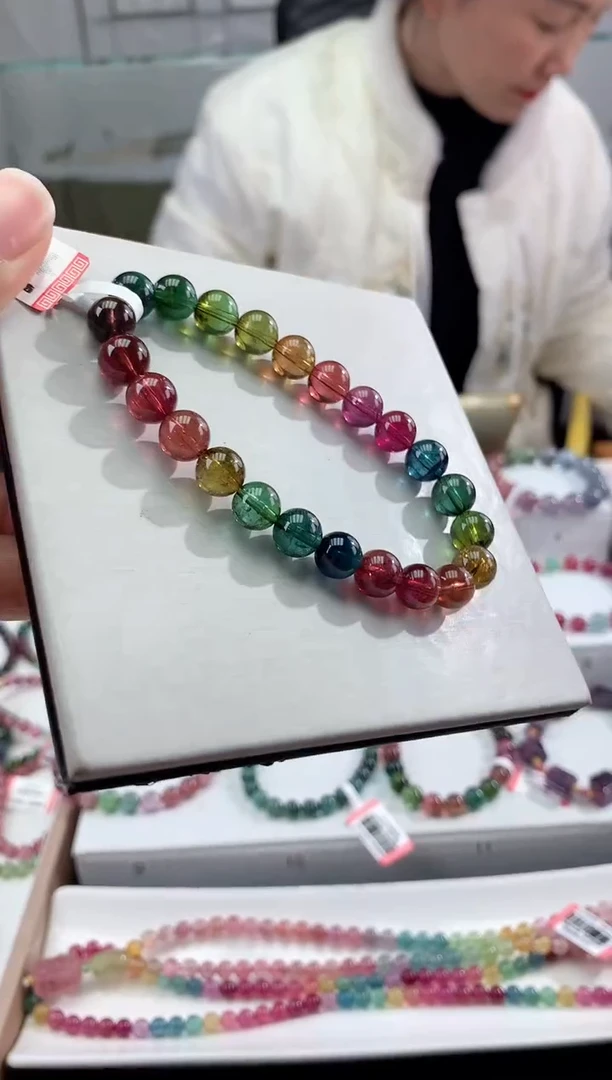 【闪购商品】碧玺手串未镶嵌多样性发一条