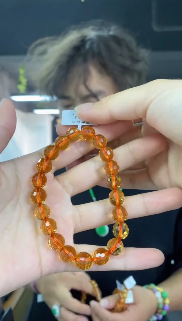 水晶手链未镶嵌多样性发其一颜色微差