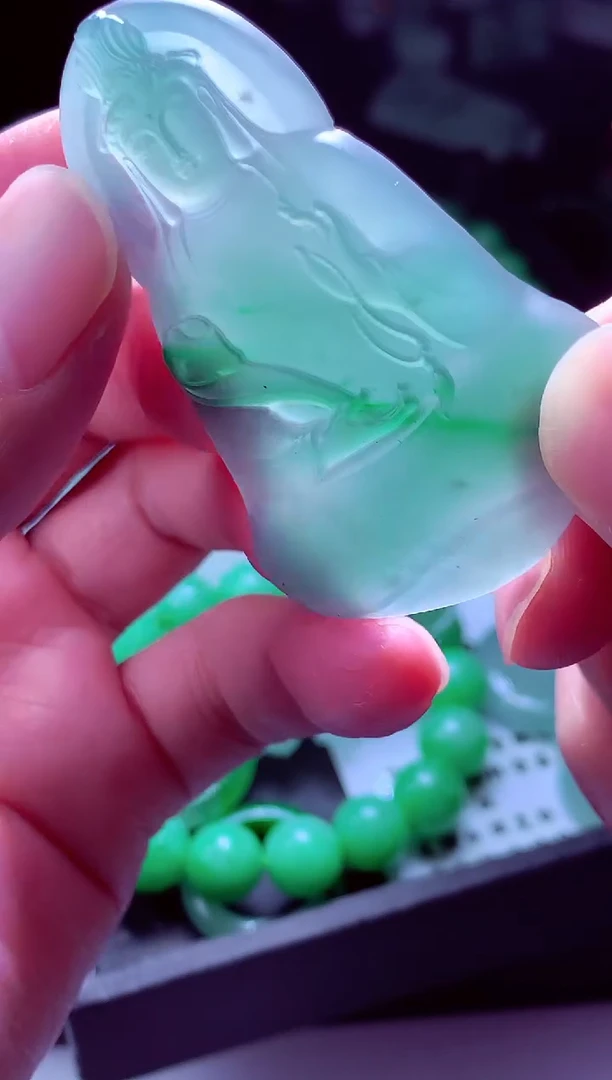 未镶嵌定制翡翠柳*#翡翠毛货定制