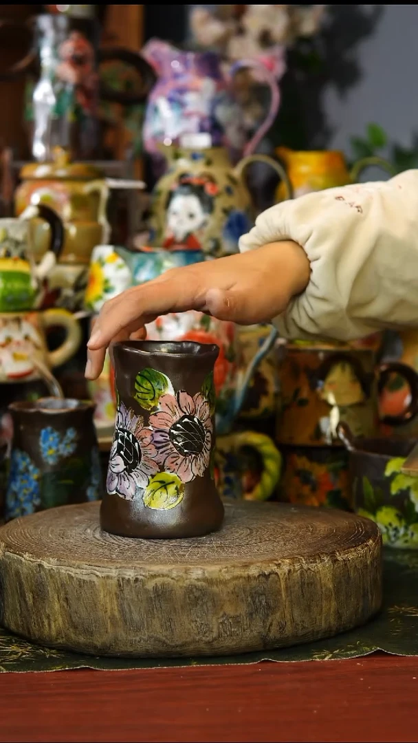 陶瓷229景德镇手工手绘釉下彩