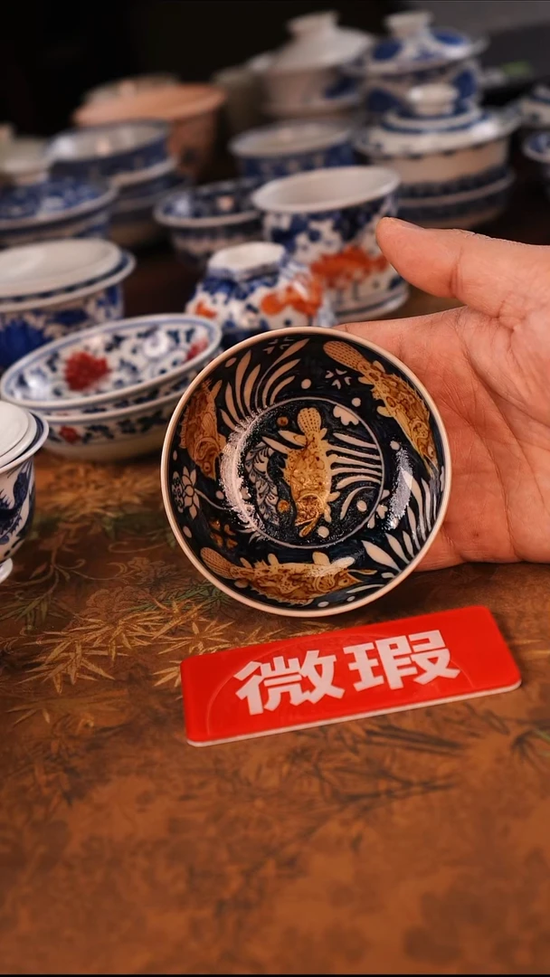 景德镇手工手绘茶器-107