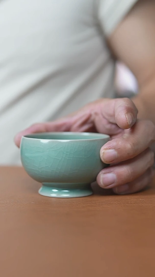 瓷片七*仿古福利十级杯
