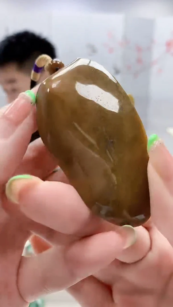 颈饰未镶嵌翡翠小****?5028ry-毛货挂件