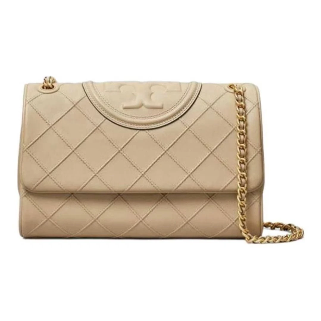 TORY BURCH/汤丽柏琦Fleming 黄铜五金配件 23*8*16cm 斜挎单肩包
