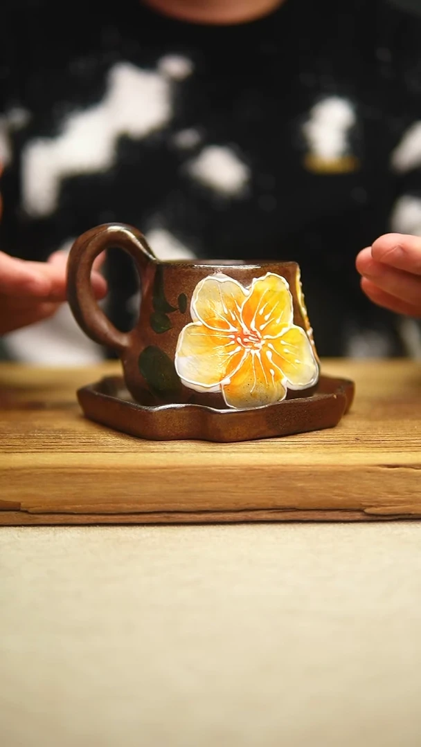 @@陶园瓷舍@@纯手工手绘@高温釉下彩