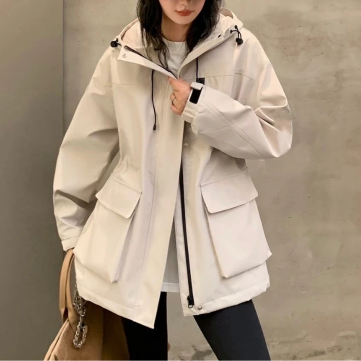 【南油玲姐】杏色长袖外套27863