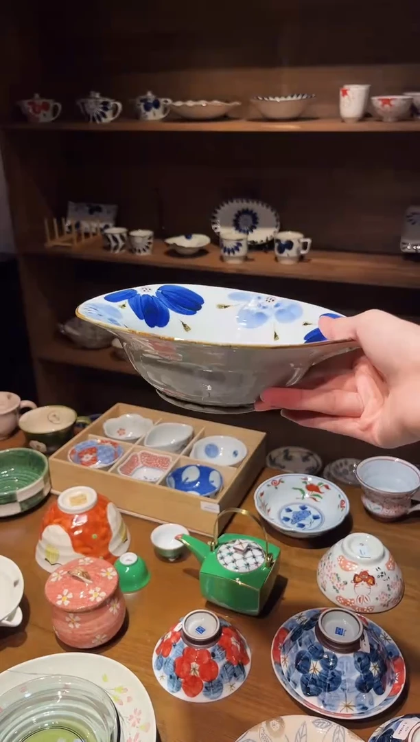 瓷片H****g孤品 蓝花大钵