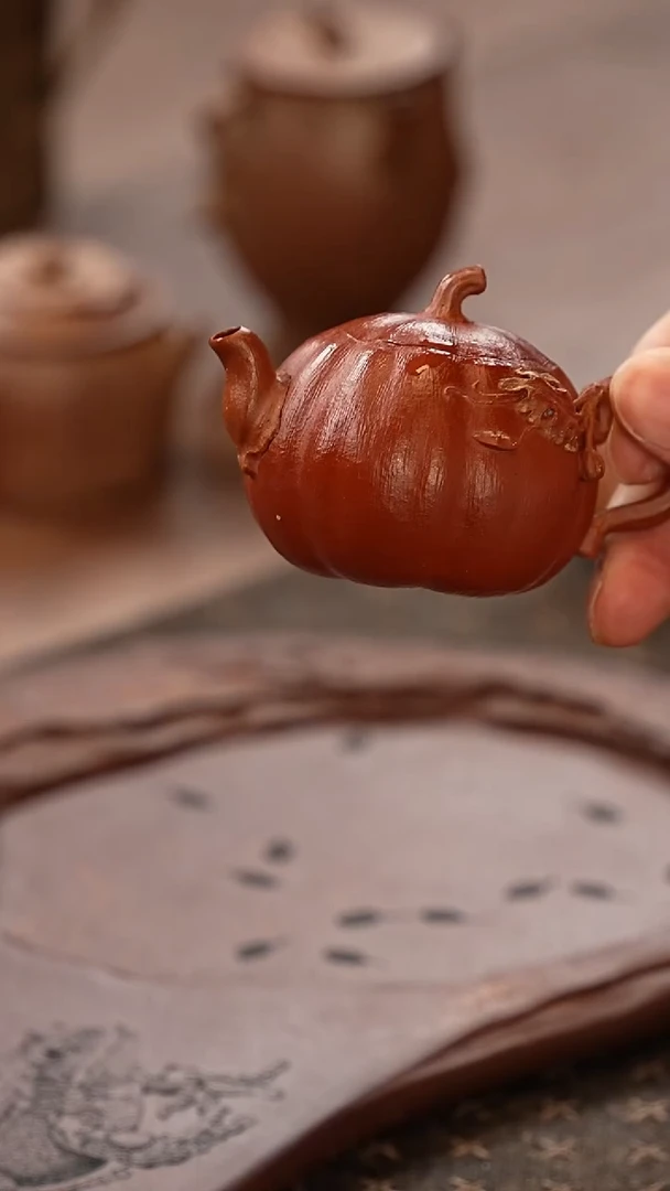 茶壶紫砂秋实秋实