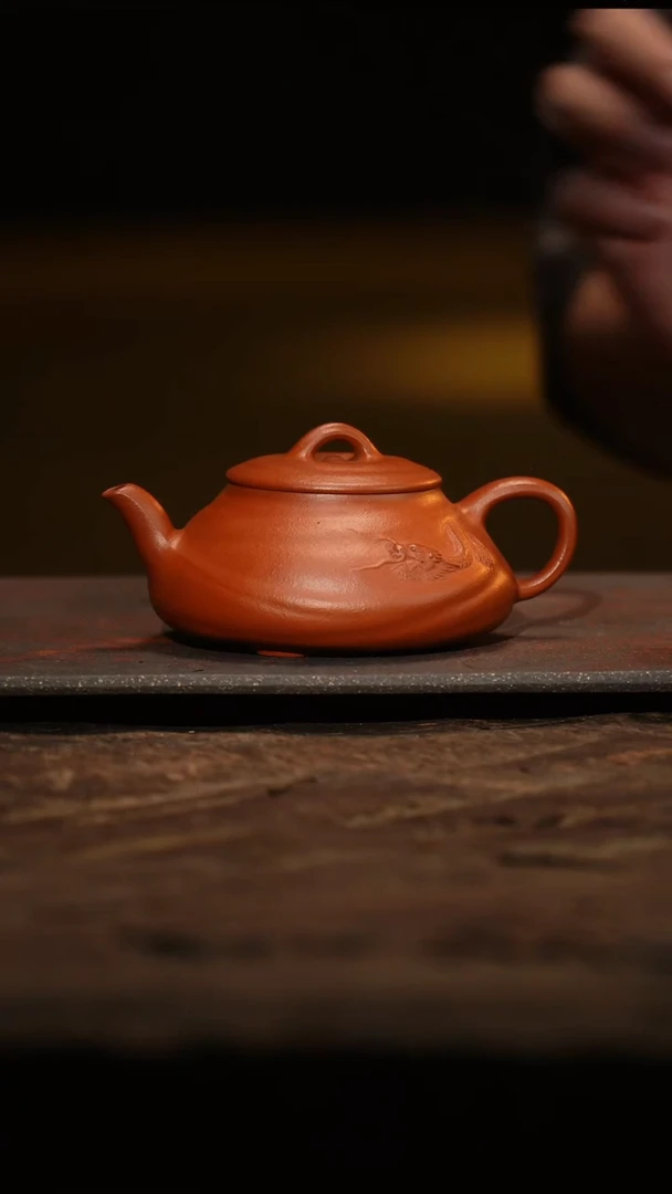 茶壶紫砂虎兰堂朱泥玄龙