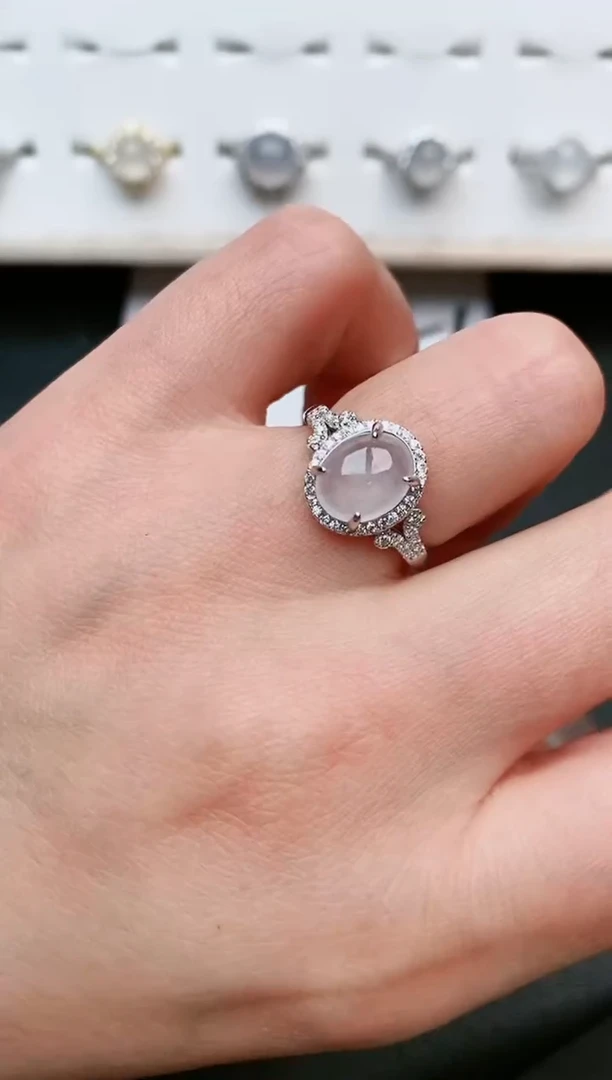 【闪购商品】翡翠戒指银S925镶嵌......