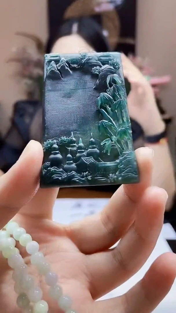 未镶嵌定制翡翠吊坠152