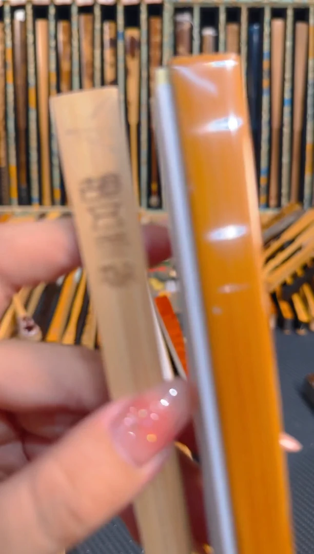 扇子6*6胡五一老玉竹秋扇倒开燕尾