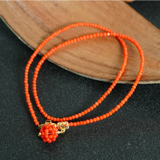 珊瑚项链2.5+ EV121908
