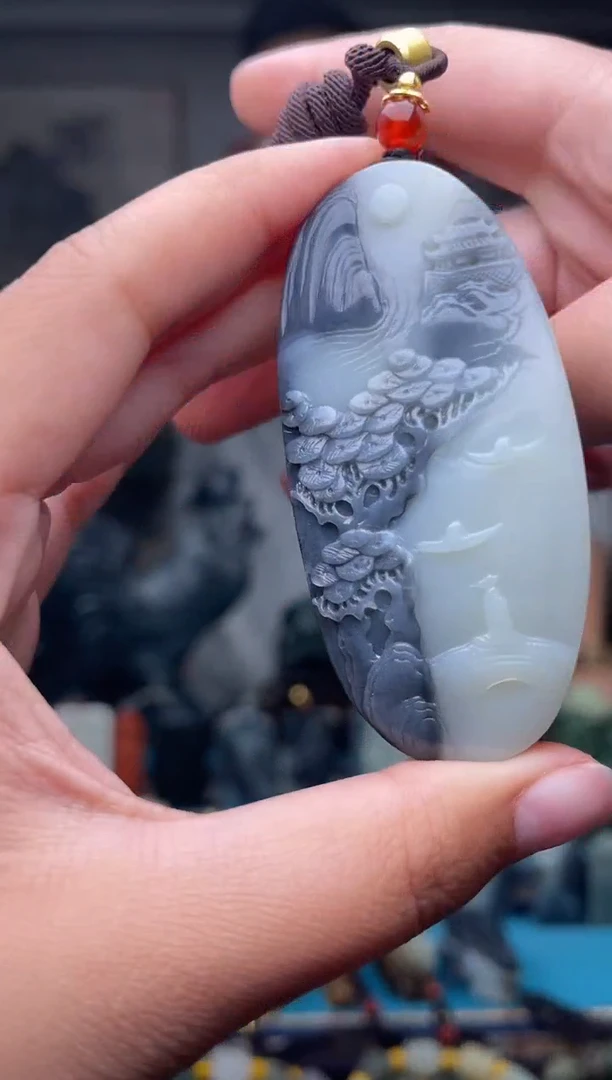 未镶嵌和田玉挂件1