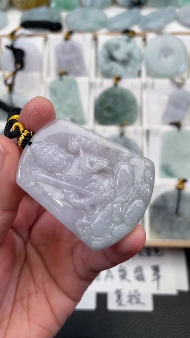 颈饰未镶嵌翡翠天然缅甸翡翠A货398