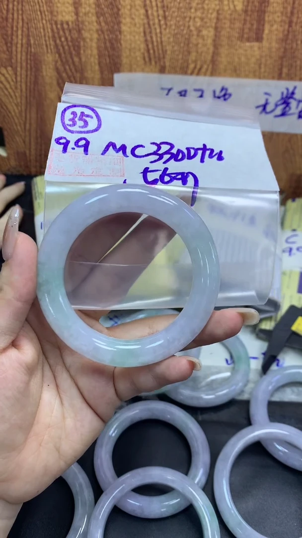 未镶嵌定制翡翠35圆条56+3300元+拍一发一