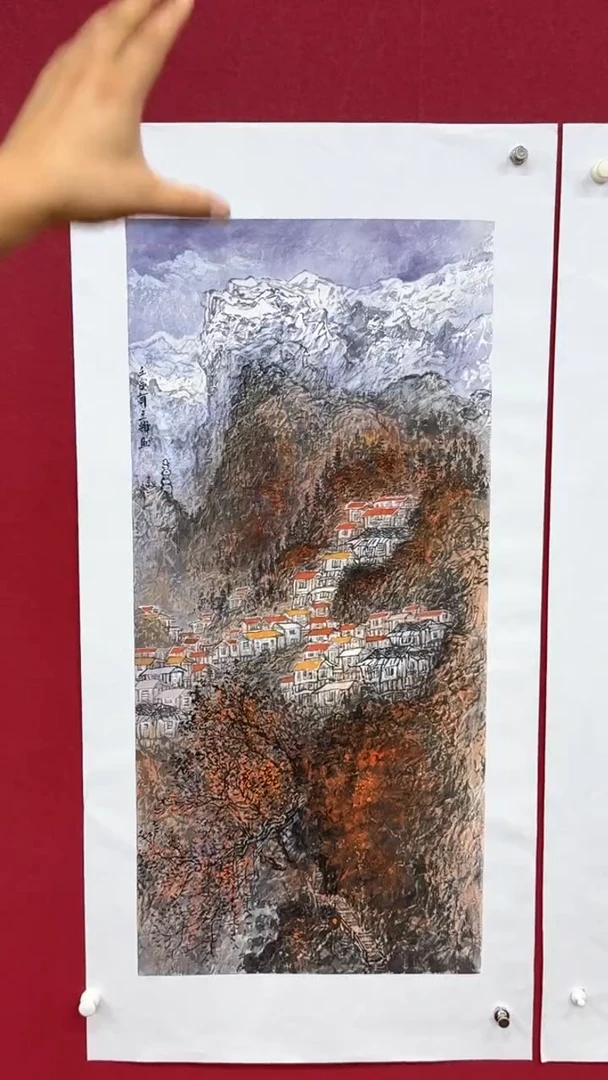 国画国画绘画山水花鸟