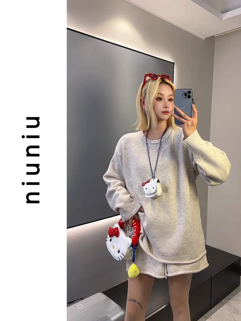 niuniu妞妞「时尚百搭套头毛衣」秋冬时尚简约百搭慵懒风