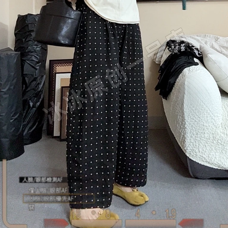 【冰冰一号店】520 5夏款婴儿棉双纱双色波点八分裤