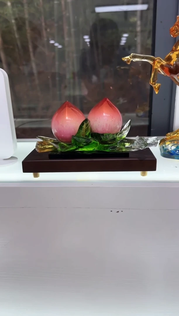 手工艺品琉璃古法琉璃桃子
