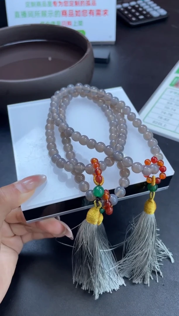 【闪购商品】玛瑙/玉髓手串未镶嵌W012-FL23083001多样性发一