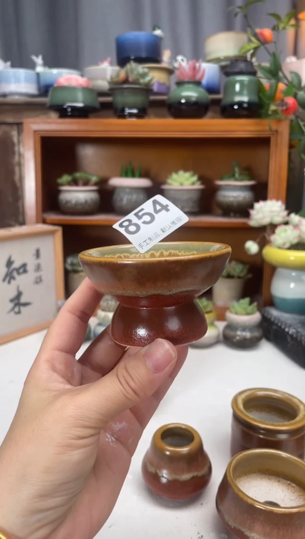 瓷片漫***好854知木小芳花盆