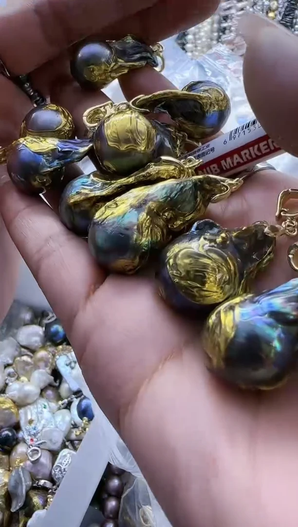 【闪购商品】淡水珍珠吊坠《不含链》未镶嵌395 多样性发货 发其一