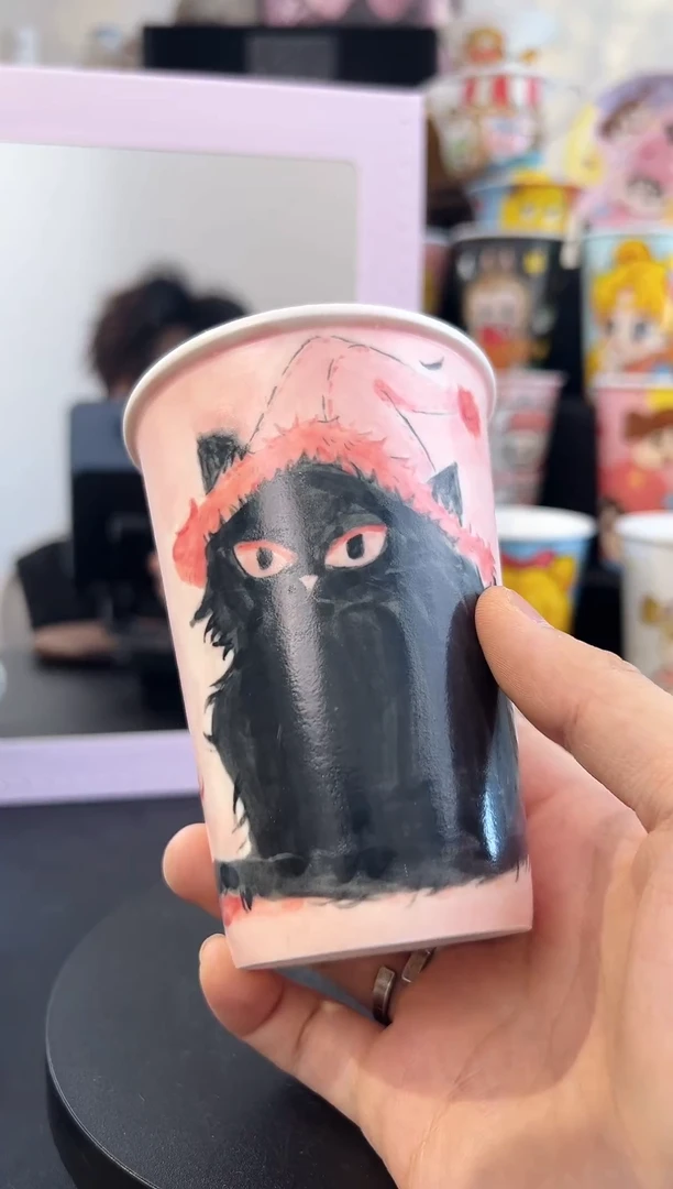 【闪购商品】摆件纯手工手绘陶瓷小杯杯