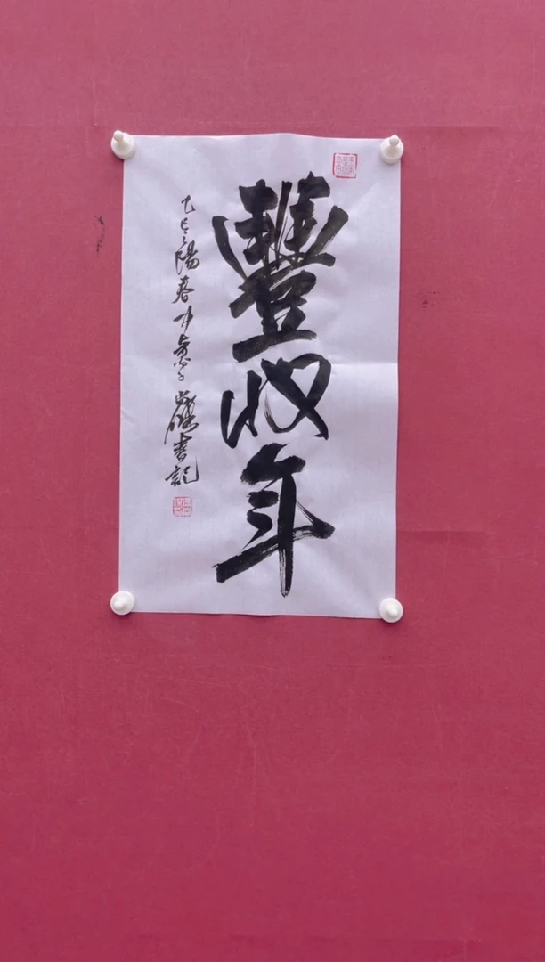 【闪购商品】书法丰收年书法作品