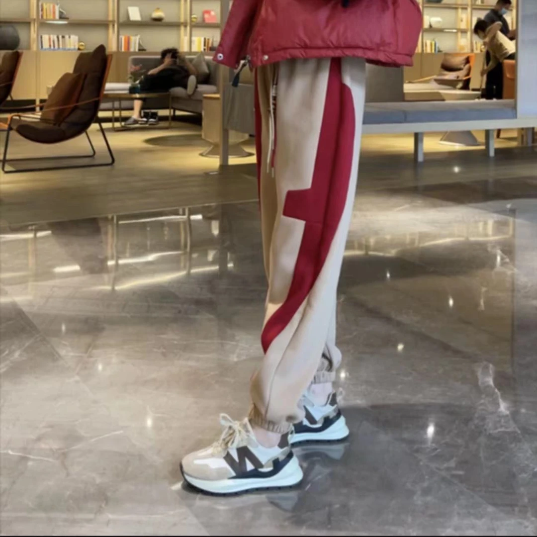 【梦婷家】秋冬新款嘻哈休闲束脚裤-K7321