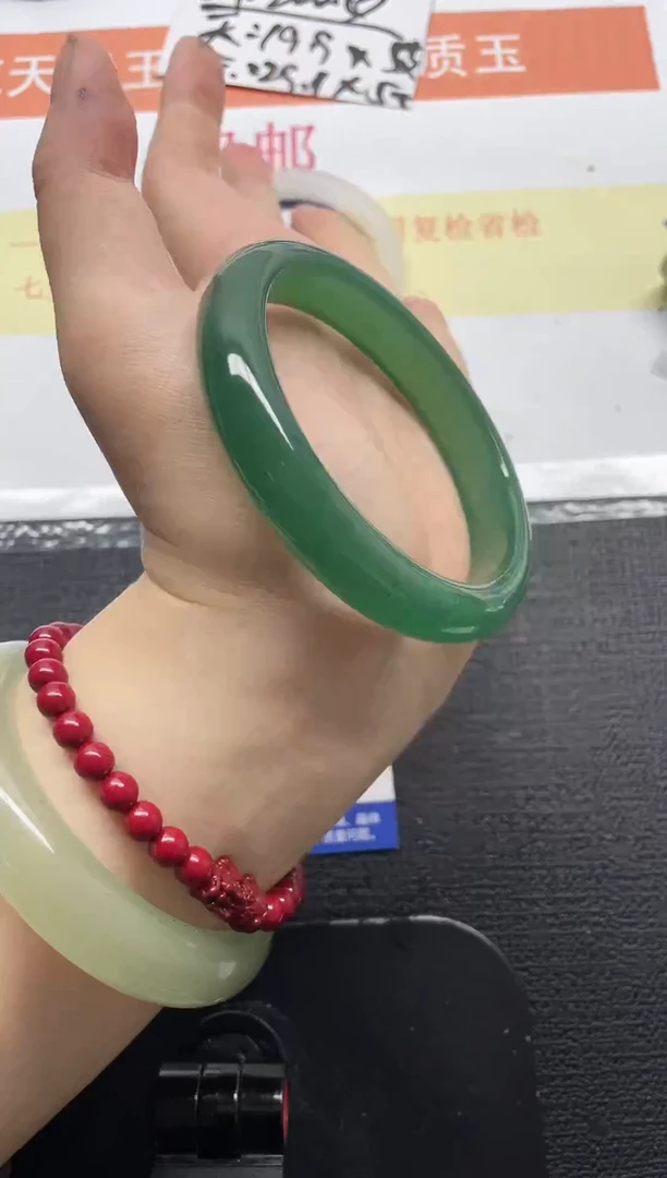 未镶嵌手镯石英质玉55-60