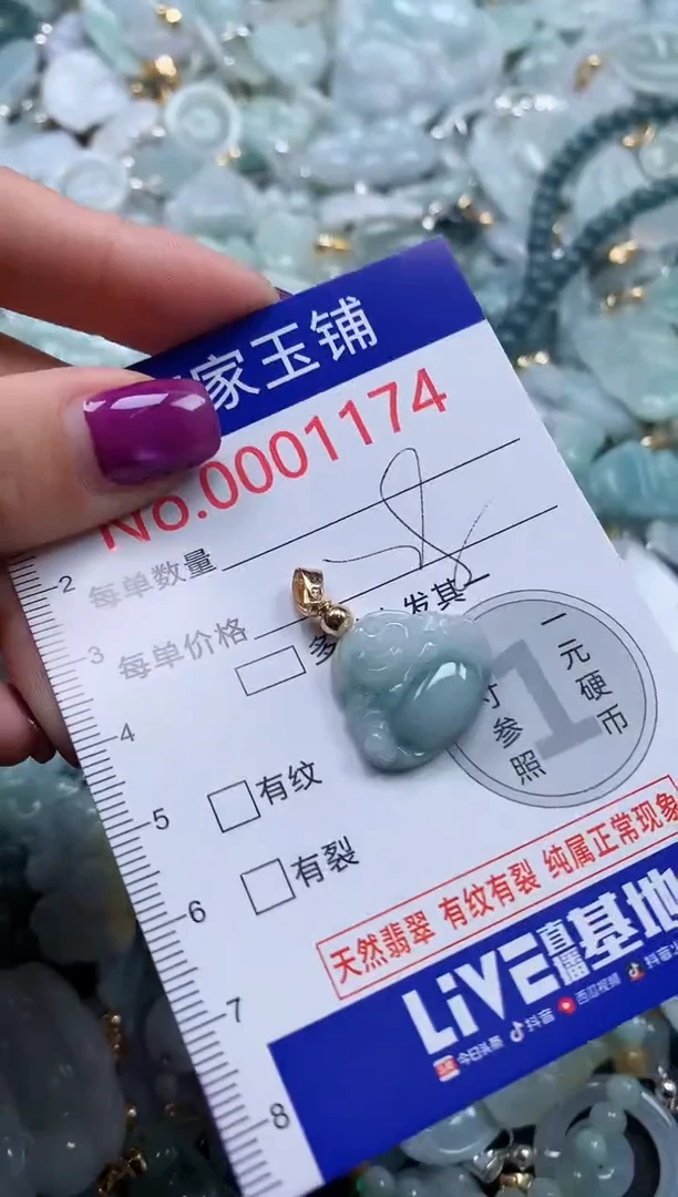 颈饰未镶嵌翡翠1174